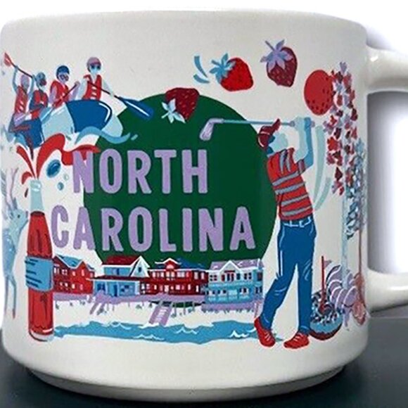 COPY - New in Box Starbucks North Carolina Discovery Series 14 oz Collectible M…